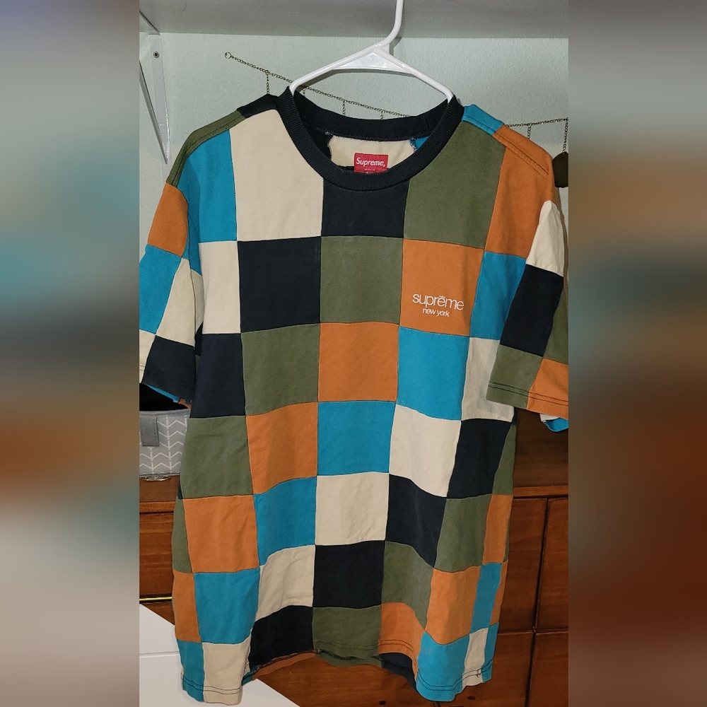 Supreme Patchwork Pique Tee - image 1